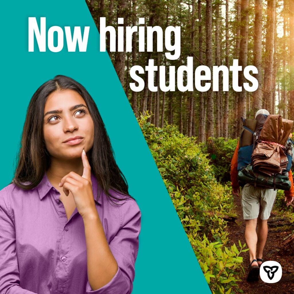 Summer jobs at the Ministry of Natural Resources