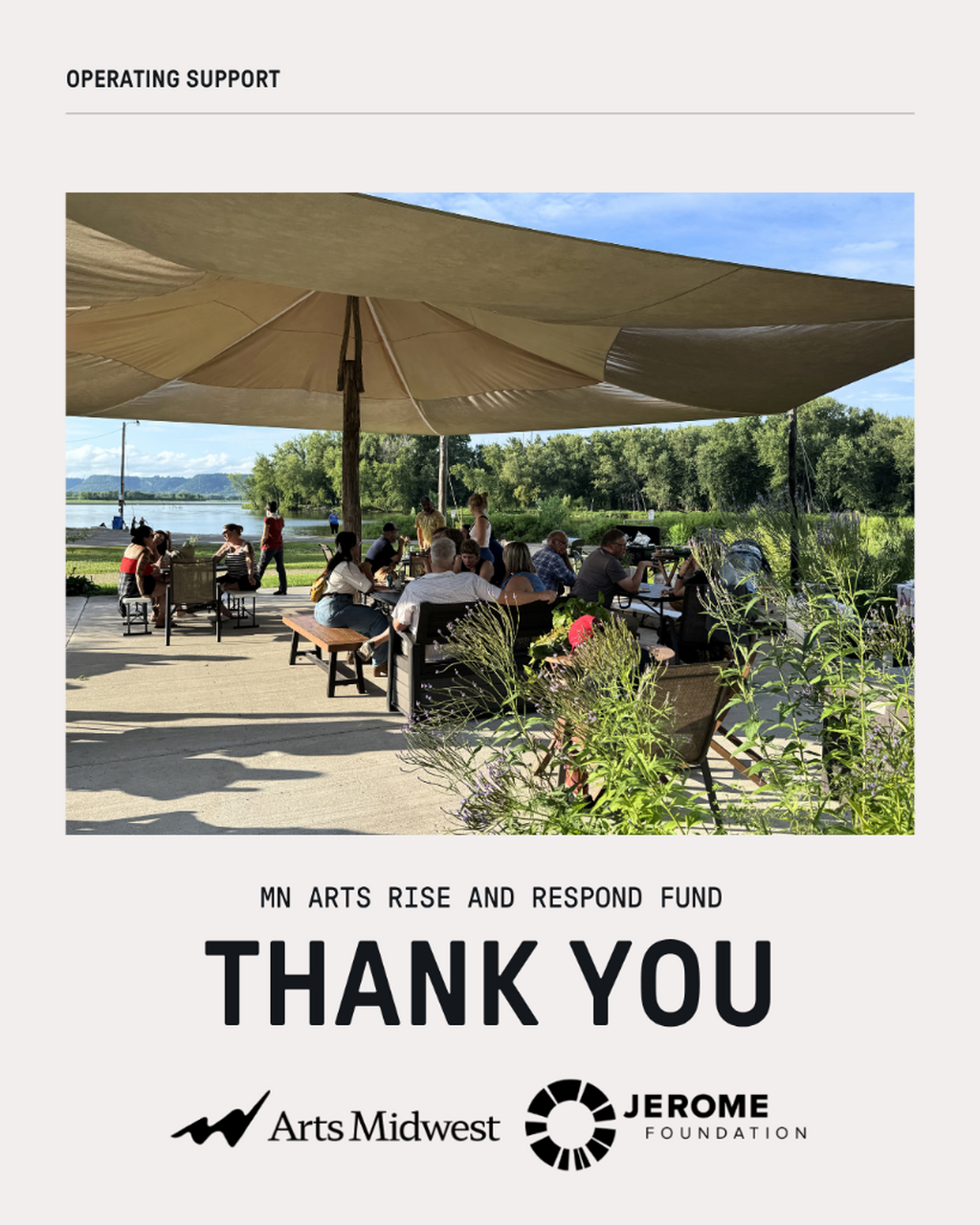 THANK YOU! MN Arts Rise and Respond Fund