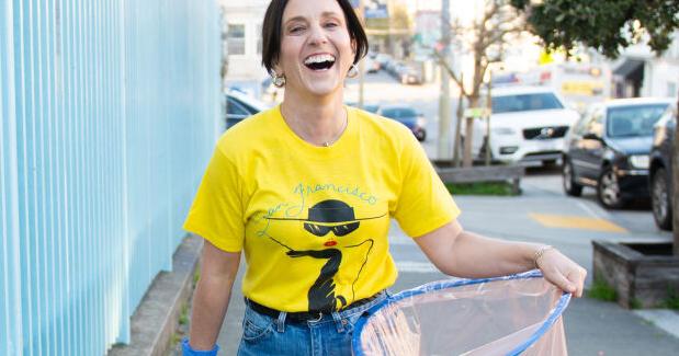 The First Lady of San Francisco Rolls Up Her Sleeves