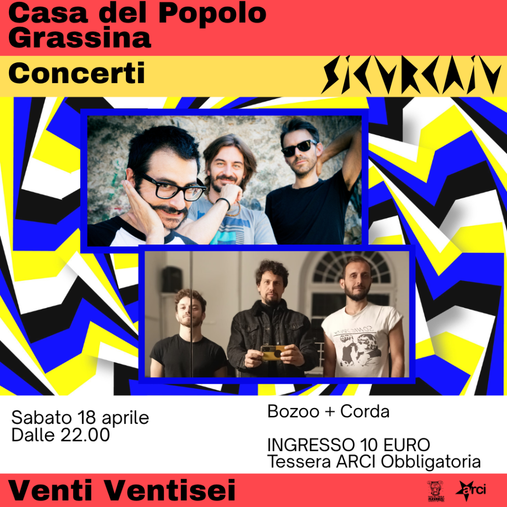 18 aprile 2026: Bozoo + Corda