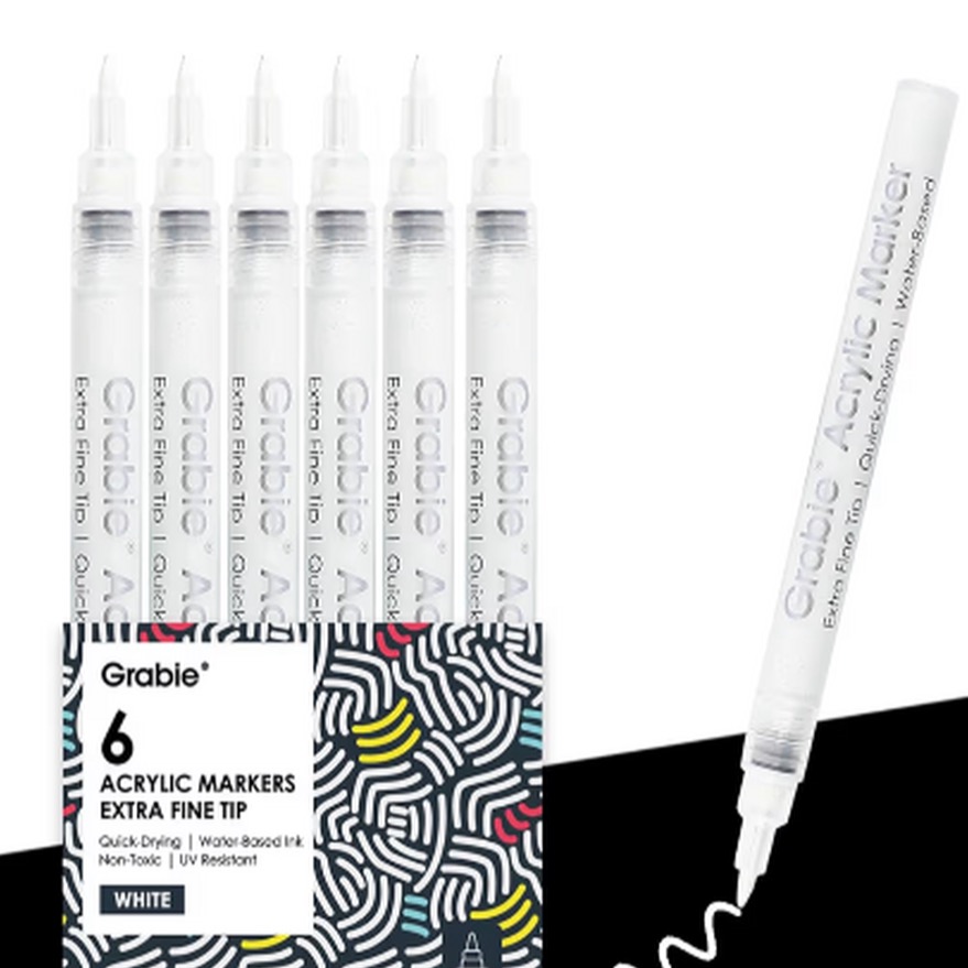Grabie Acrylic White Pen