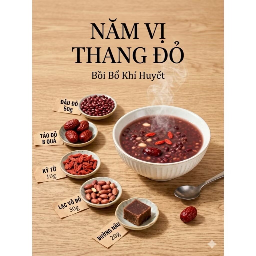 Ch&aacute;o dưỡng kh&iacute; huyết