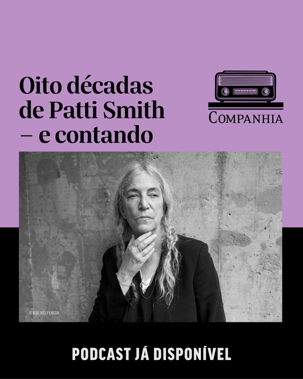 Oitenta d&eacute;cadas de Patti Smith 
