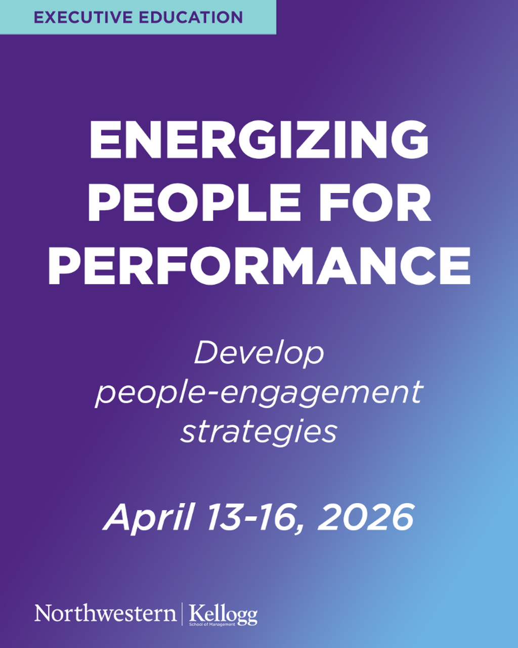 Energizing People for Performance
