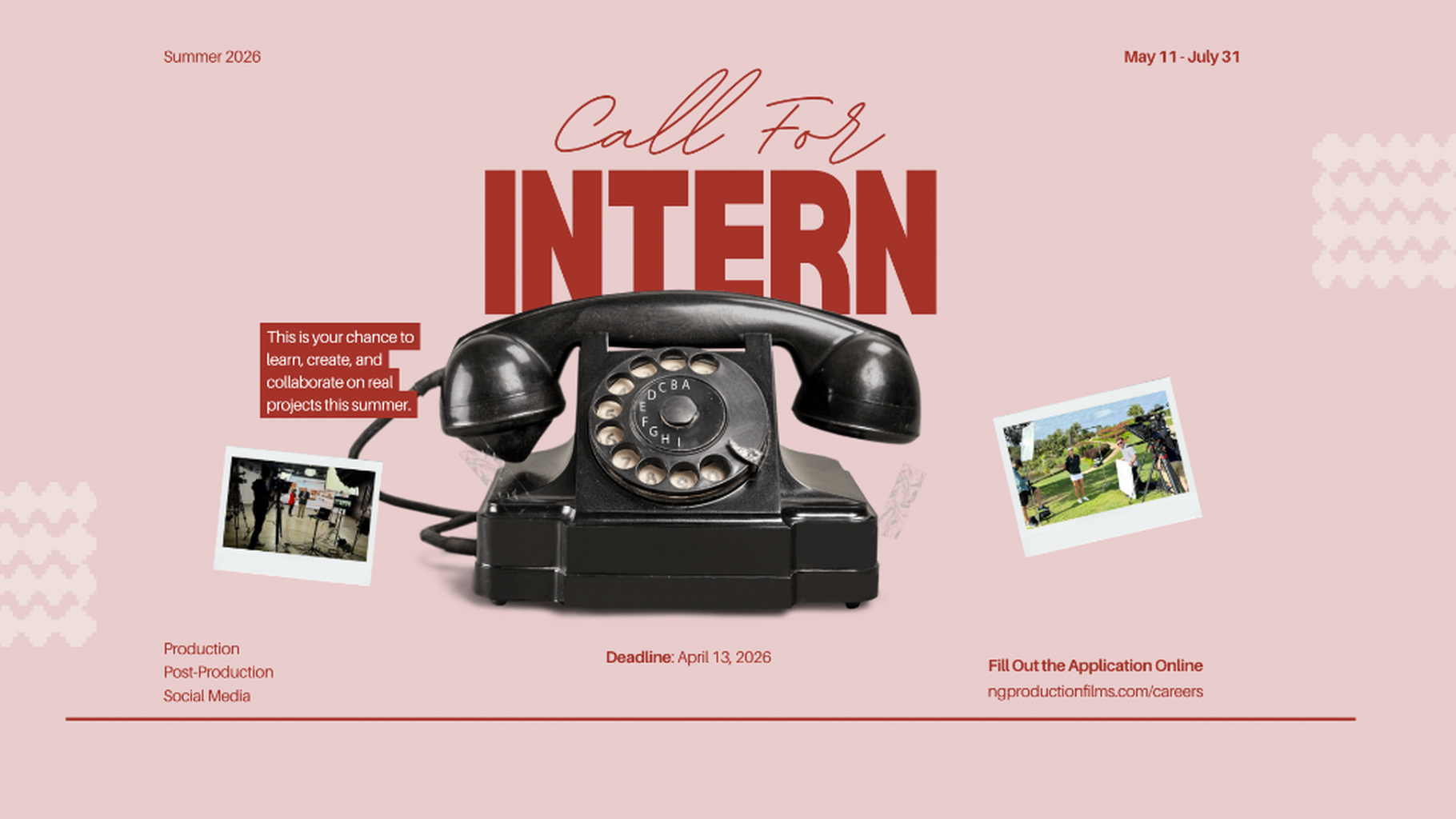 Summer 2026 Internship 