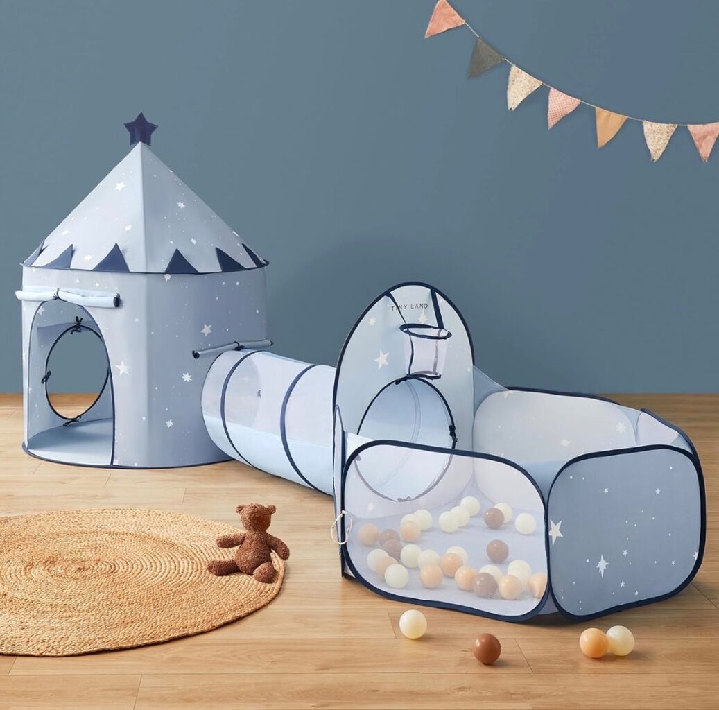 Tinyland 3-in-1 Play Tent, Tunnel, & Ball Pit