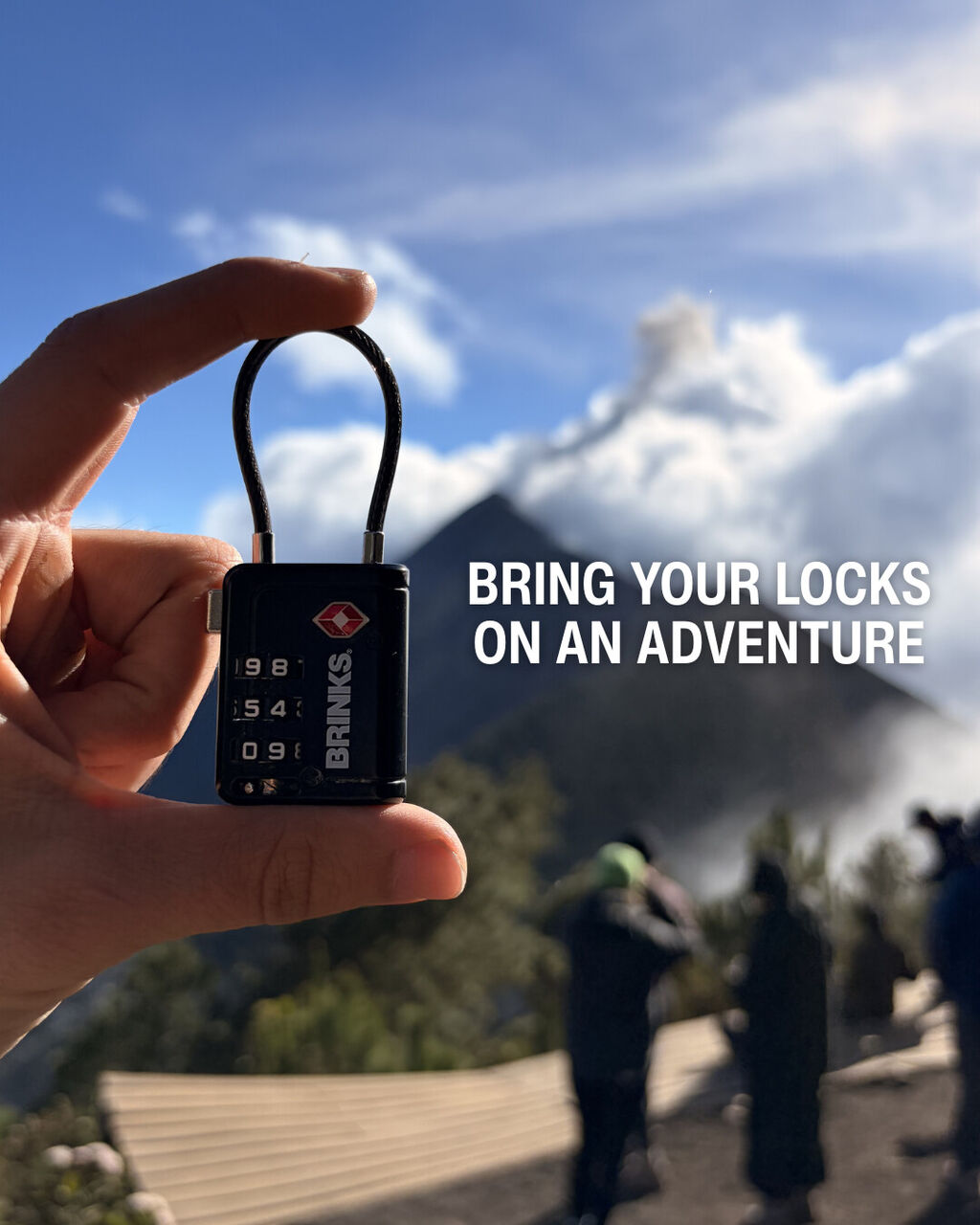 Brinks TSA Padlock Cable Lock