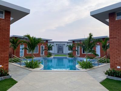 Acasa | 4BR | Sleeps 16 | ₹18-23K | 30  mins from Medchal or Dundigal ORR Exit