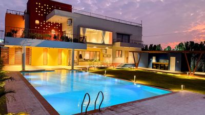 TerraSkye | 5BR | Sleeps 20 | ₹34-45.75K |30 mins from TSPA ORR Exit as well as from Shamshabad ORR Exit