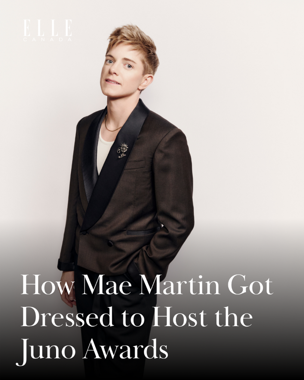 How Mae Martin Got Dressed to Host the Juno Awards