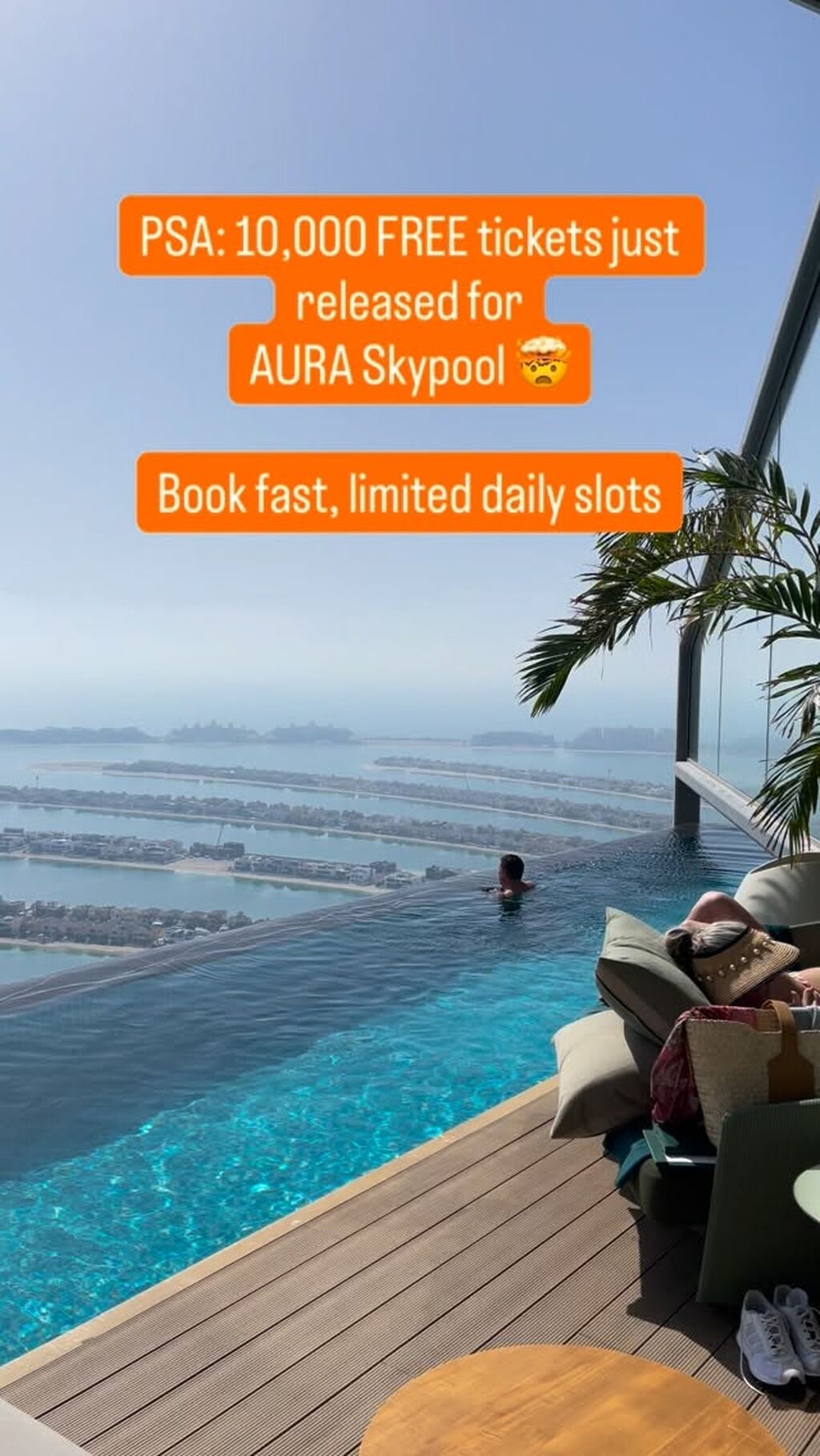 Aura Skypool free tickets