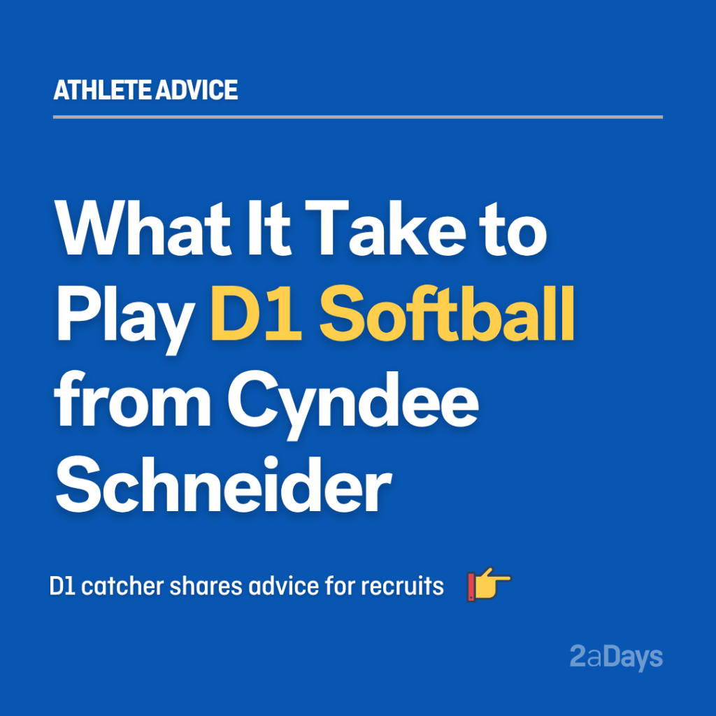 What Does It Take to Play D1 Softball?