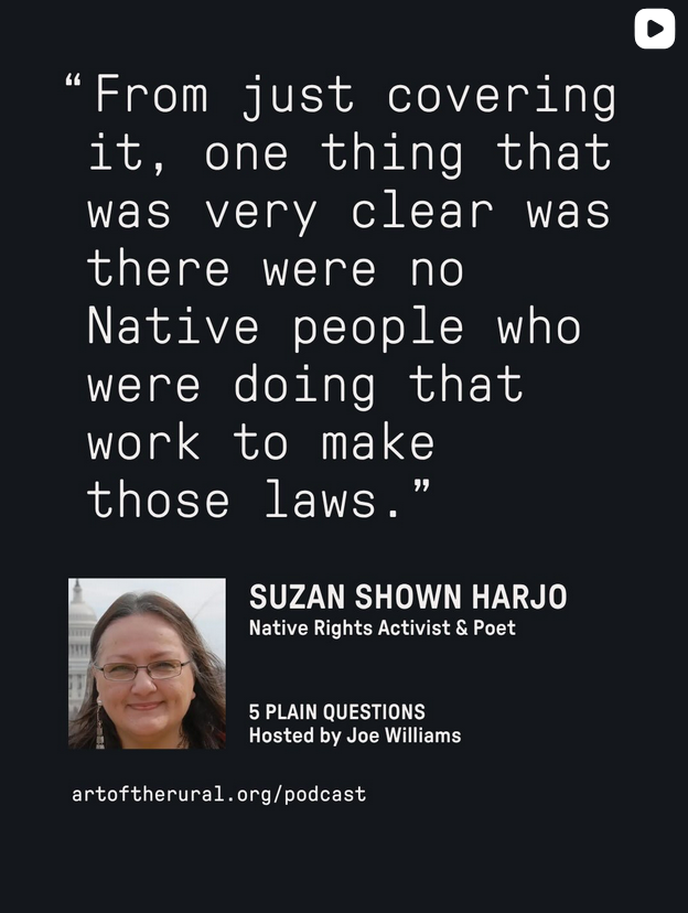 Listen: Suzan Shown Harjo