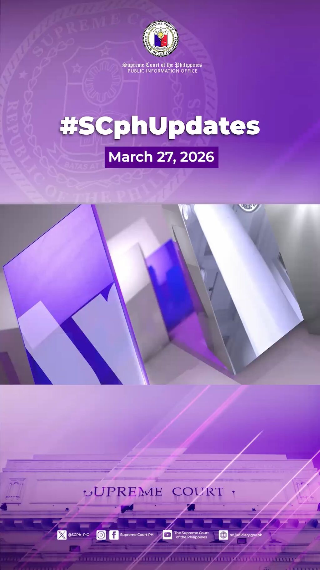 #SCphUpdates March 27, 2026