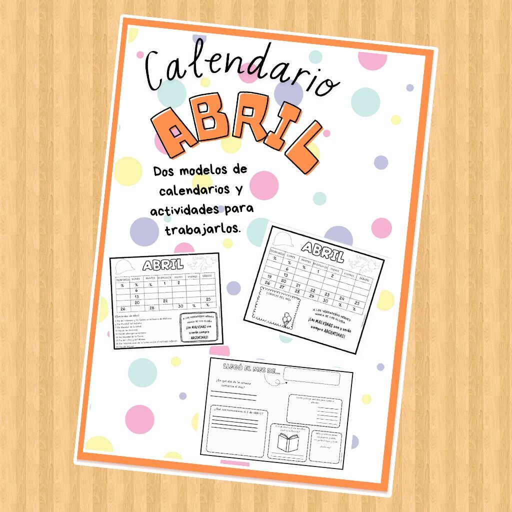 Calendario Abril