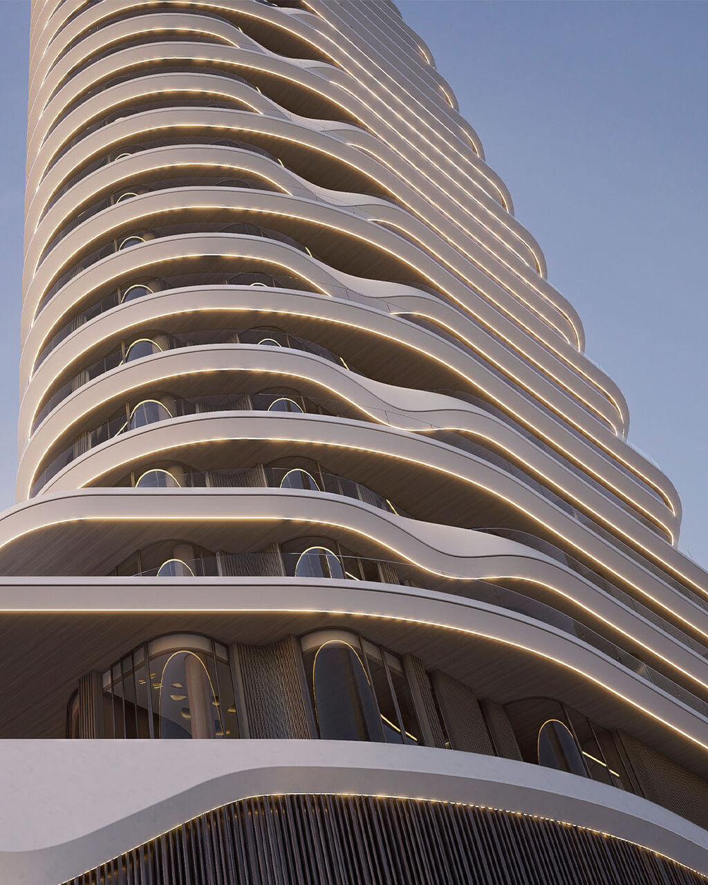 A New Residence of Undulating Forms