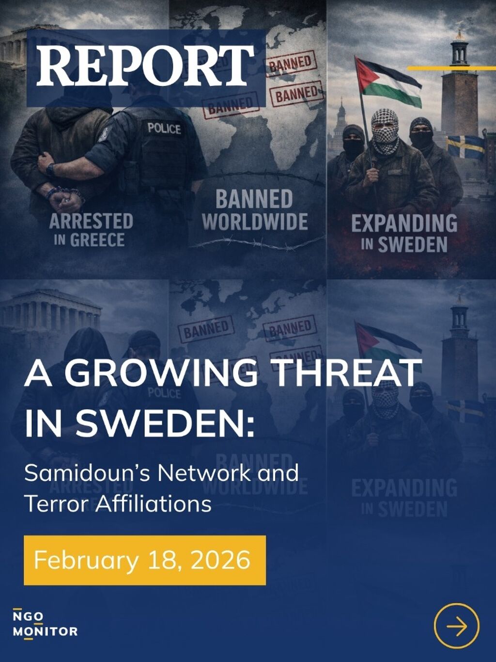 A Growing Threat in Sweden: Samidoun&rsquo;s Network and Terror Affiliations