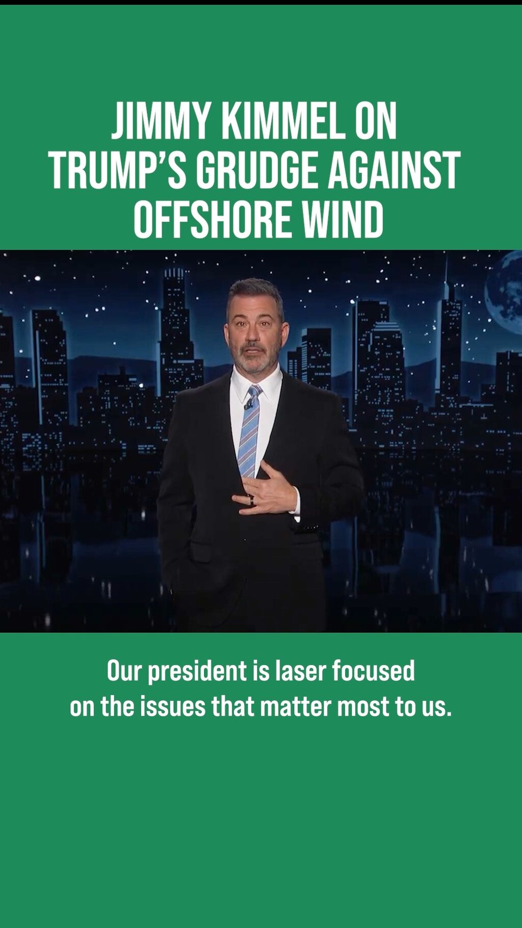 Trump wants wants to spend a BILLION DOLLARS of our money to *prevent* clean energy companies from finishing their offshore wind projects