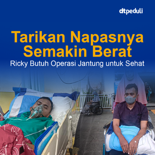 Tarikan Napasnya Semakin Berat, Ricky Butuh Operasi Jantung untuk Sehat