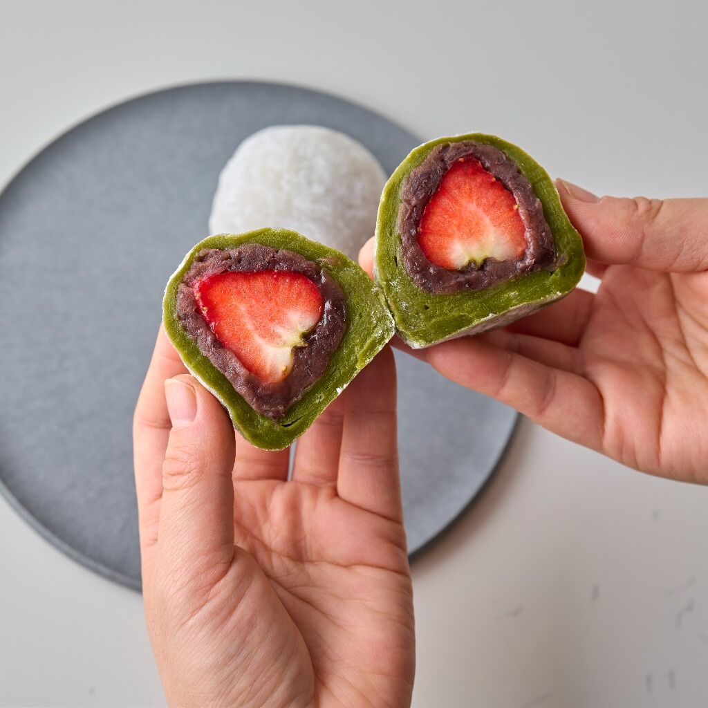 Learn to Make Matcha Strawberry Daifuku