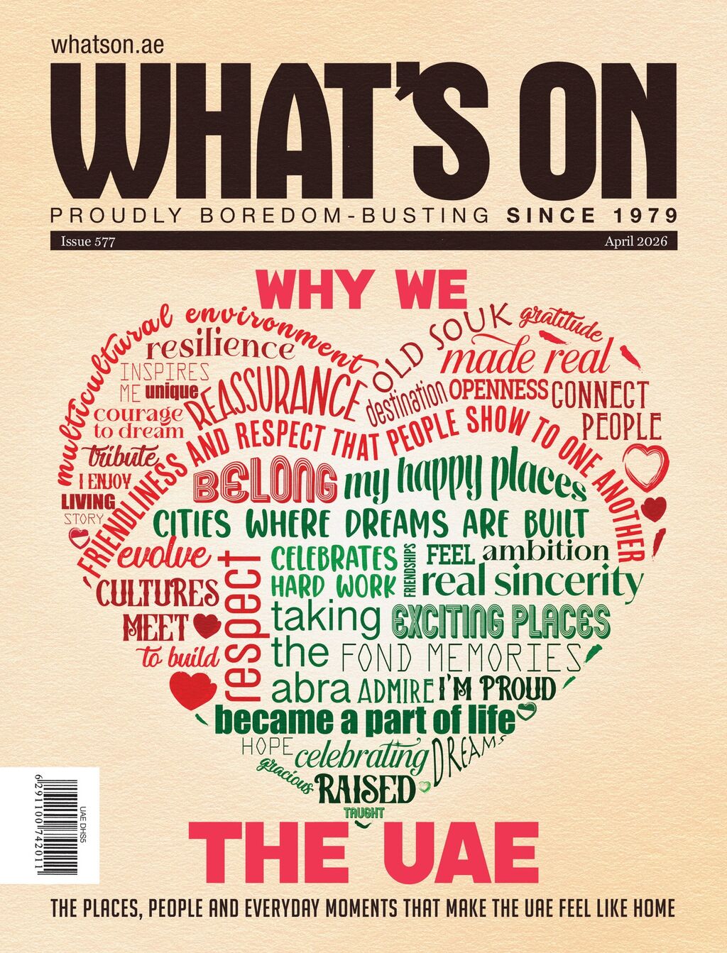 Read the April issue of the What's On magazine