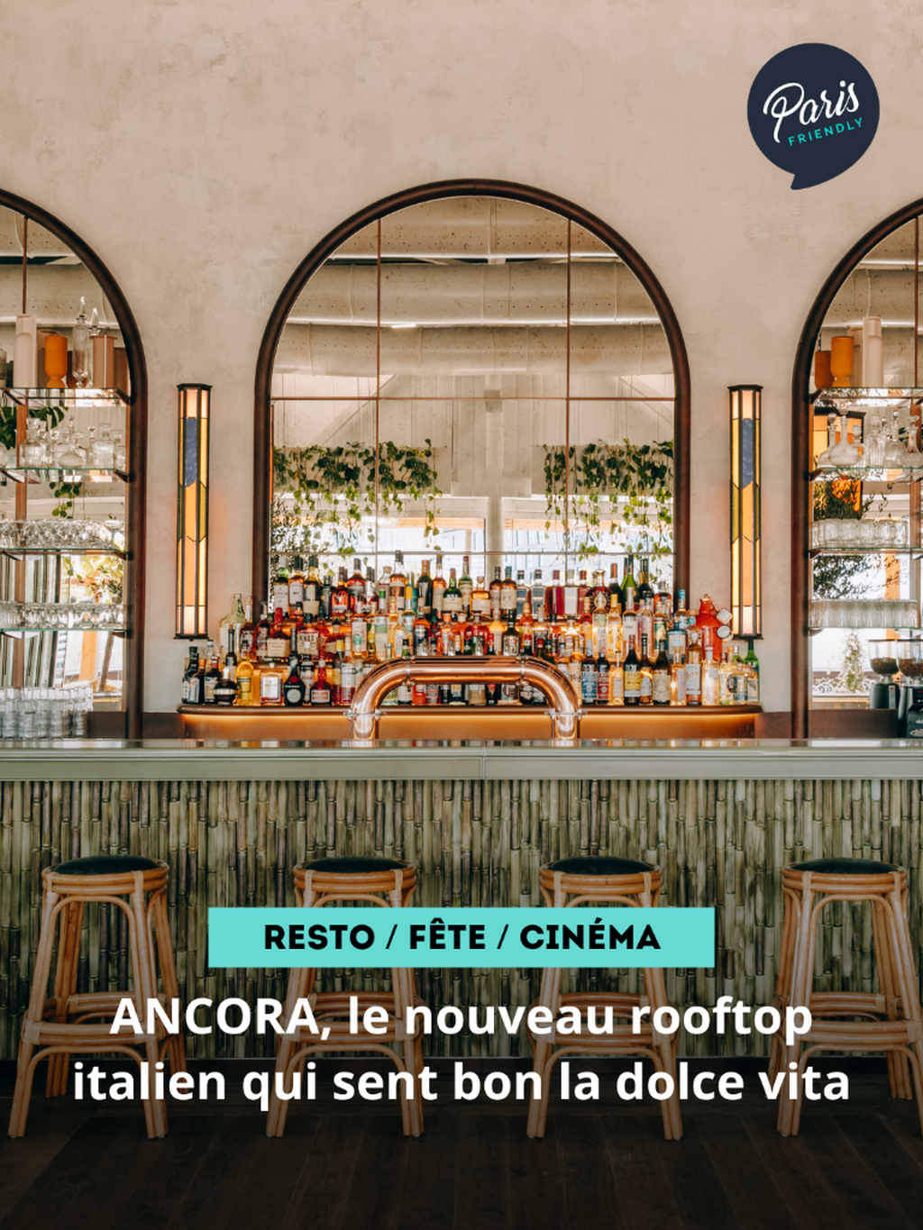 ANCORA, le nouveau rooftop italien qui sent bon la dolce vita