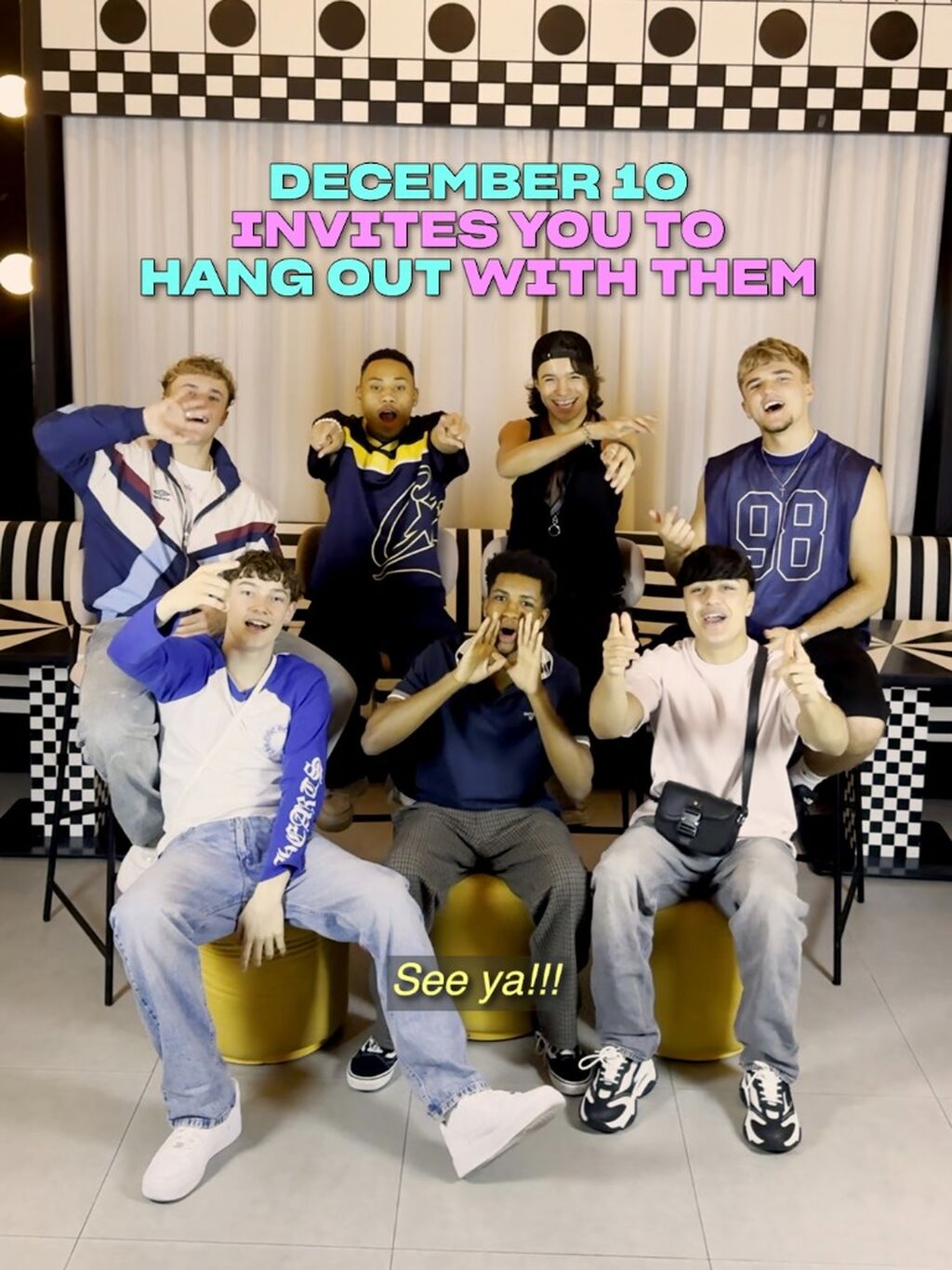 STAND A CHANCE TO HANG OUT WITH DECEMBER 10 ON ZOOM
