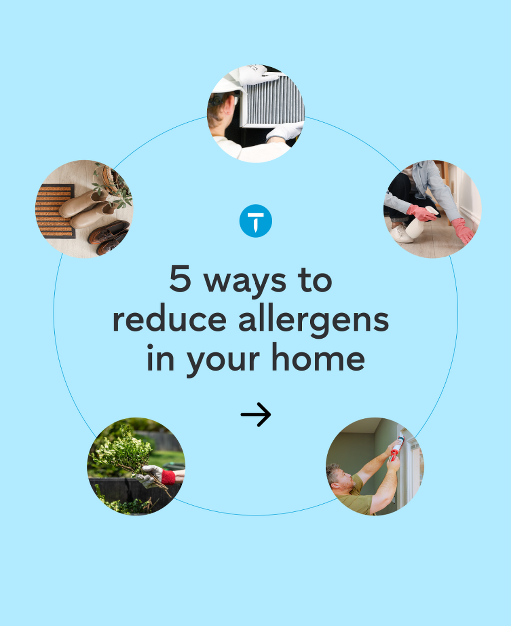 5 ways to reduce allergens in your home