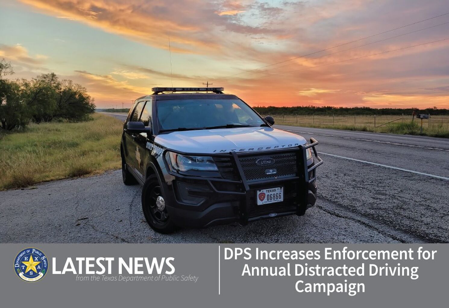 DPS Increases Enforcement for Annual Distracted Driving Campaign
