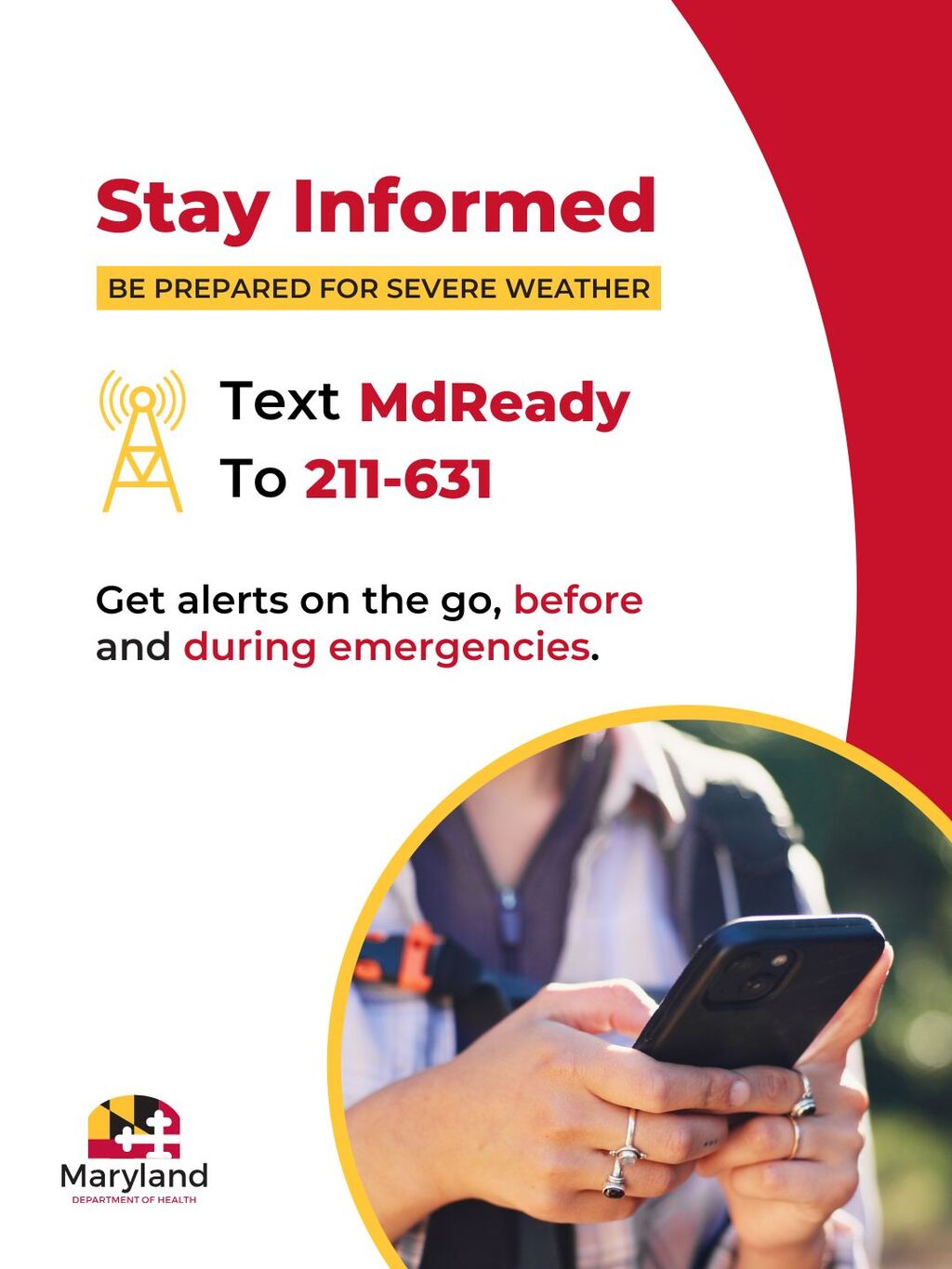 Preview image of MD Ready alerts. Click the link to learn more. 