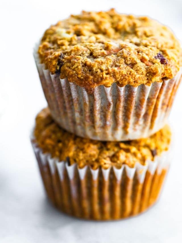 Gluten-Free Carrot Cake Muffins