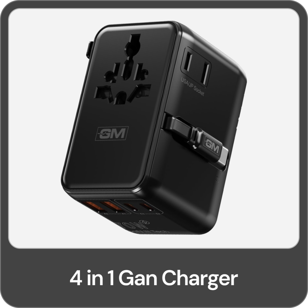 4 in 1 Travel GaN Charger 