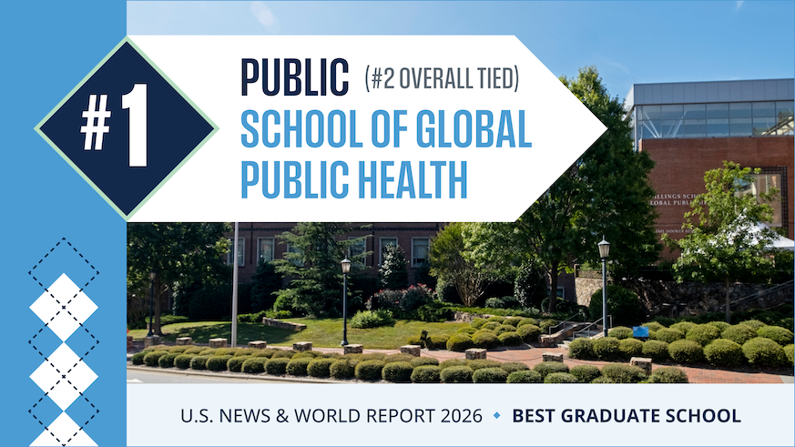 UNC Gillings ranked No. 1 public school of public health in US &mdash; No. 2 overall