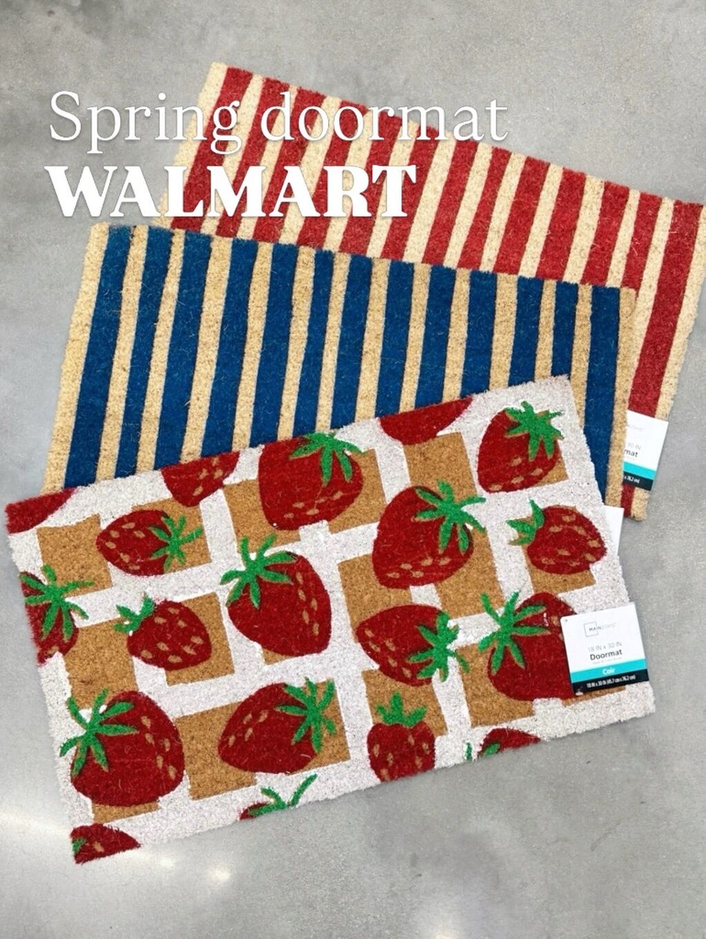 Spring doormat