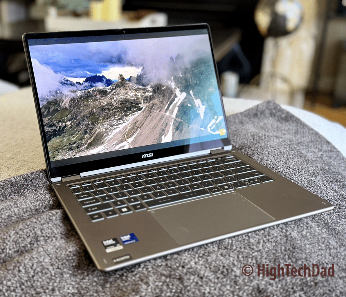 MSI Prestige 14 Flip AI+ Laptop Review: A Well-Built 2-in-1 That Lets College Students Focus on College - HighTechDad&trade;