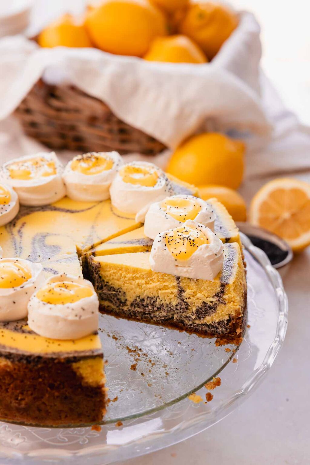 Lemon Poppy Seed Cheesecake