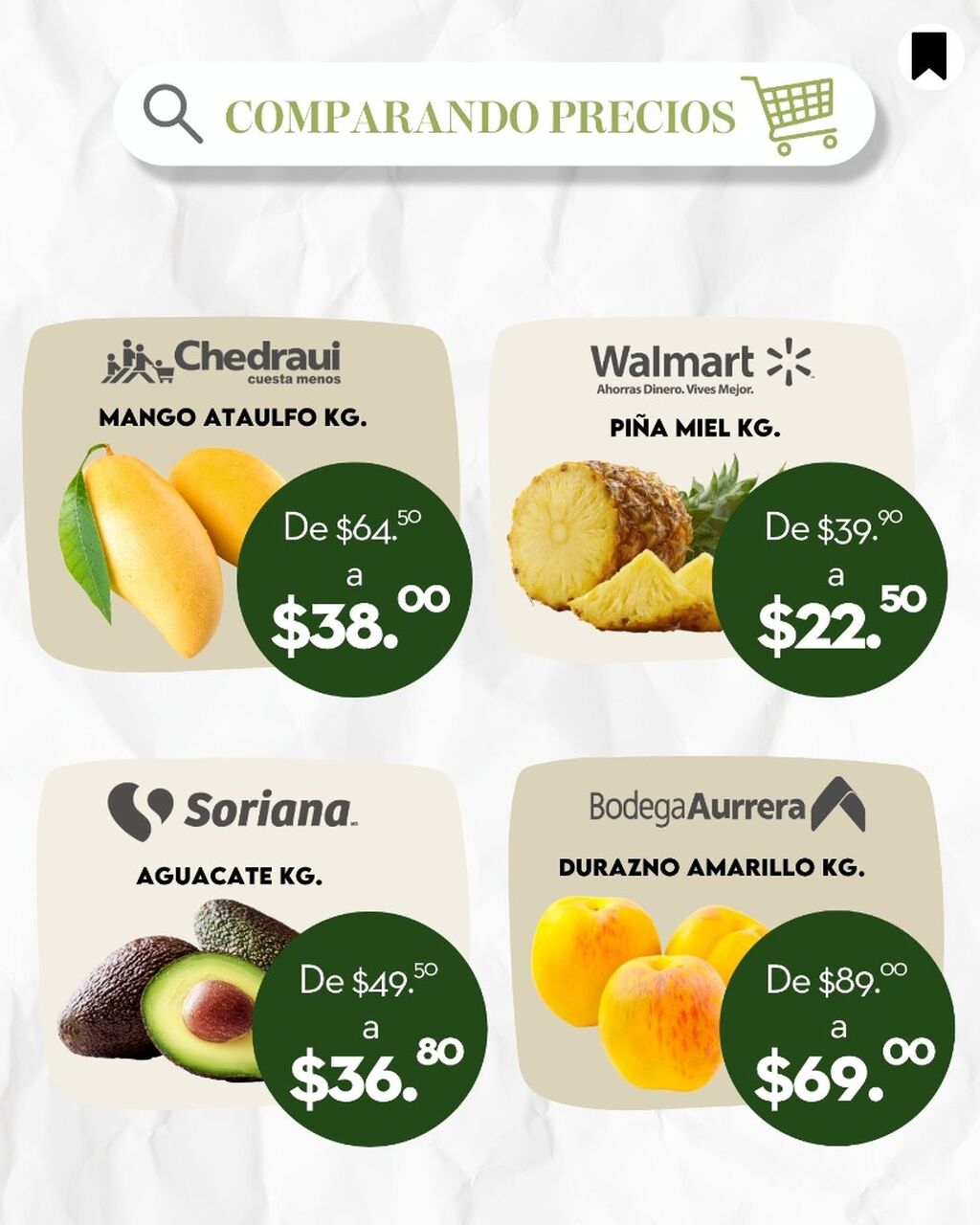 Martes y mi&eacute;rcoles de ofertas, encuentra lo m&aacute;s barato en el s&uacute;per para el 7 y 8 de abril de 2026