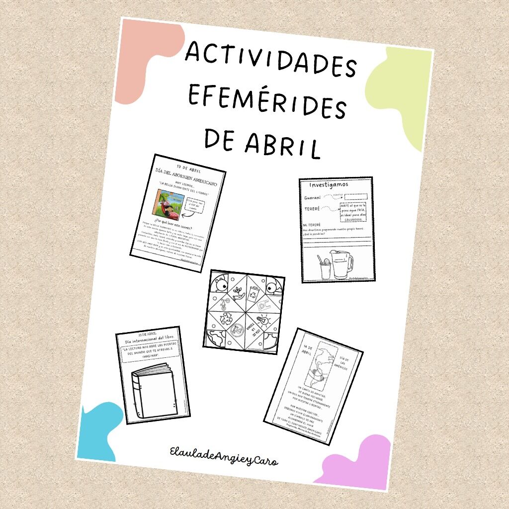 Actividades de las Efem&eacute;rides de abril 