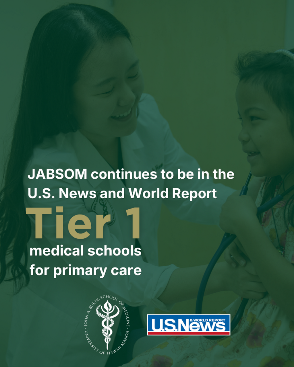 JABSOM ranked among the nation&rsquo;s best in training physicians, 3 years in a row
