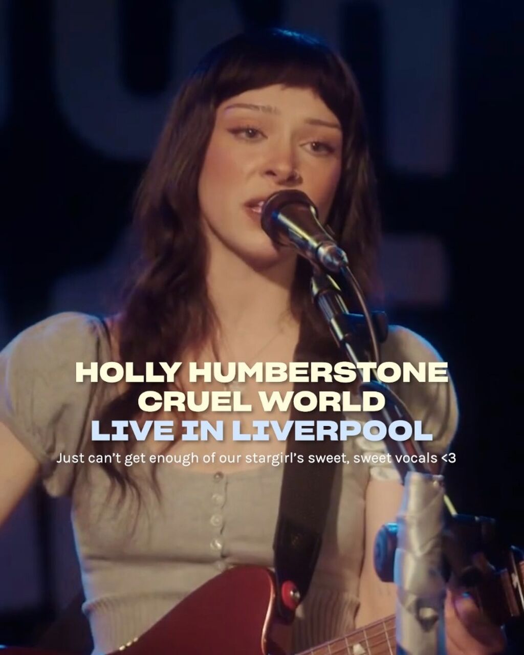 LISTEN TO HOLLY HUMBERSTONE'S 'CRUEL WORLD' HERE