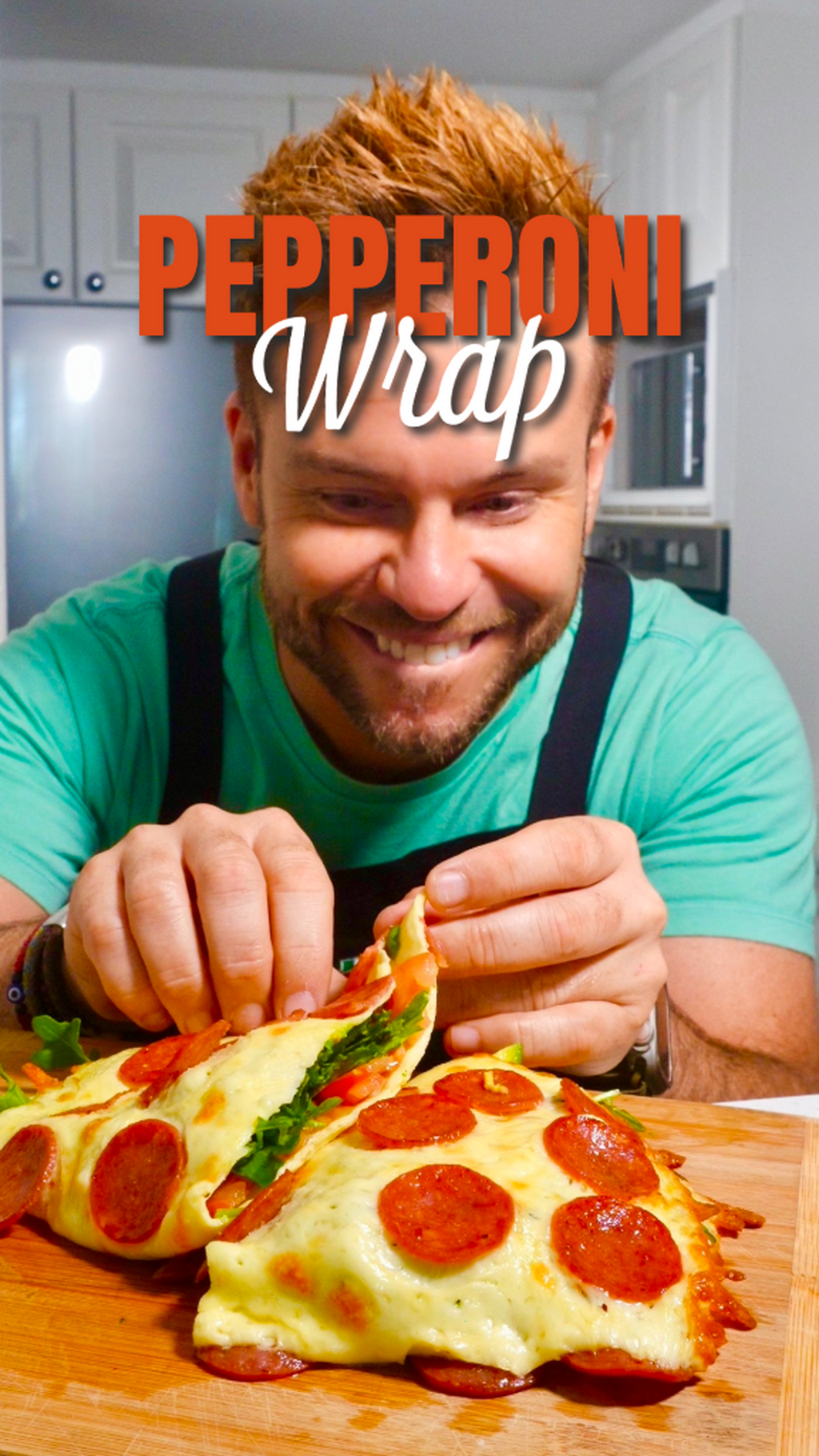 Crispy Pepperoni Wrap with No Dough 🌯🧀 