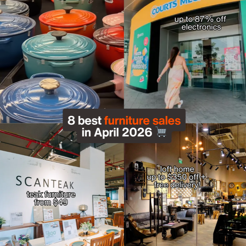 8 Best Furniture & Homeware Sales In Singapore This April 2026: 80% Off Le Creuset & More