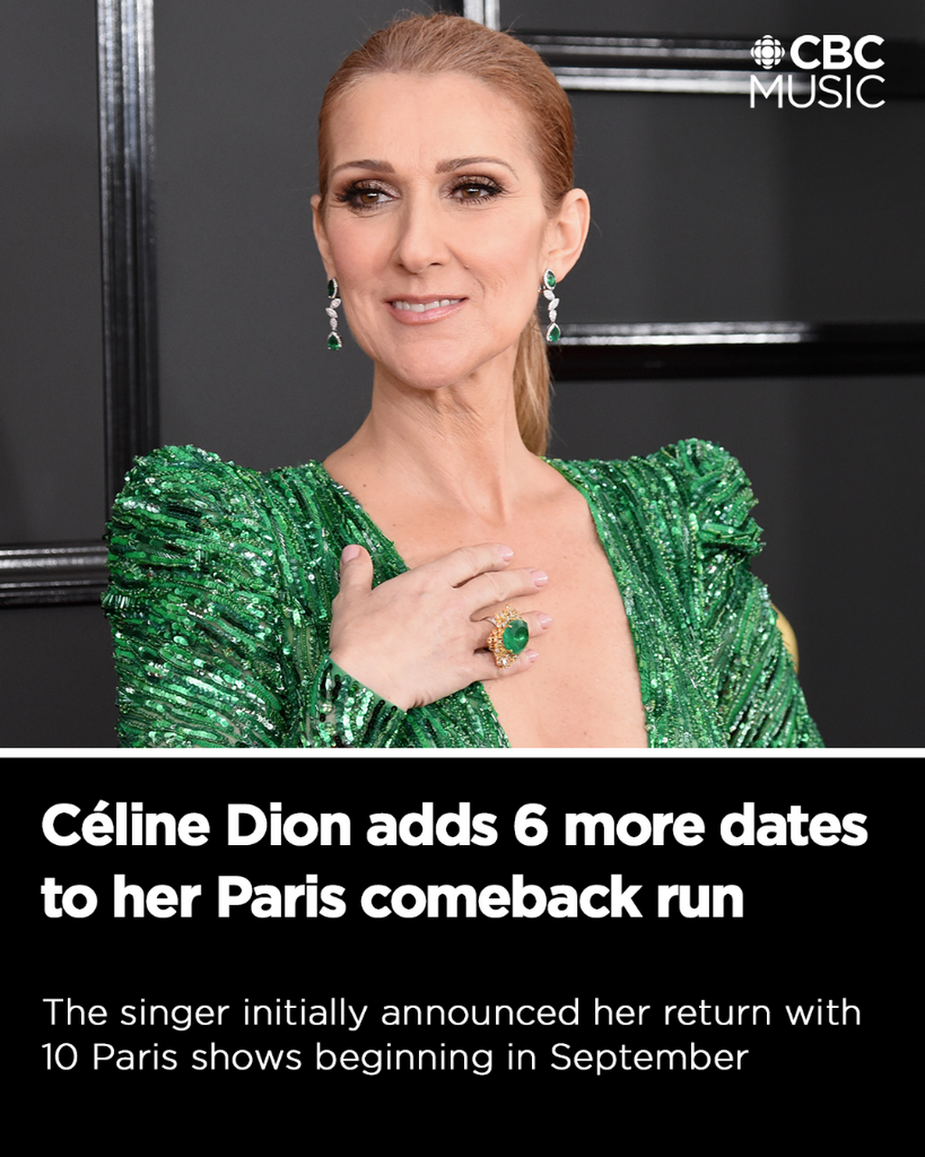 C&eacute;line Dion adds 6 more dates to her Paris comeback run