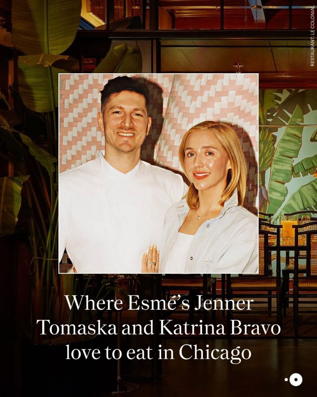 Where Esm&eacute;&rsquo;s Jenner Tomaska and Katrina Bravo love to eat in Chicago
