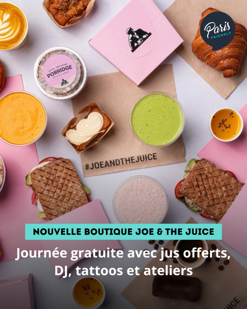 Journ&eacute;e gratuite avec jus offerts, DJ, tattoos et ateliers
