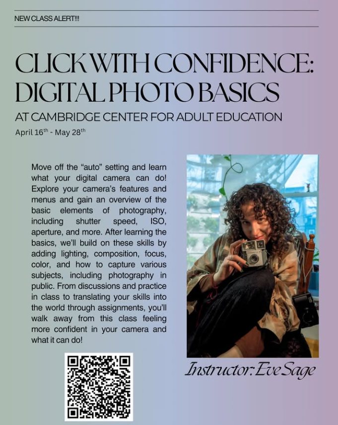 Click With Confidence: Digital Photo Basics *In-Person* *NEW*