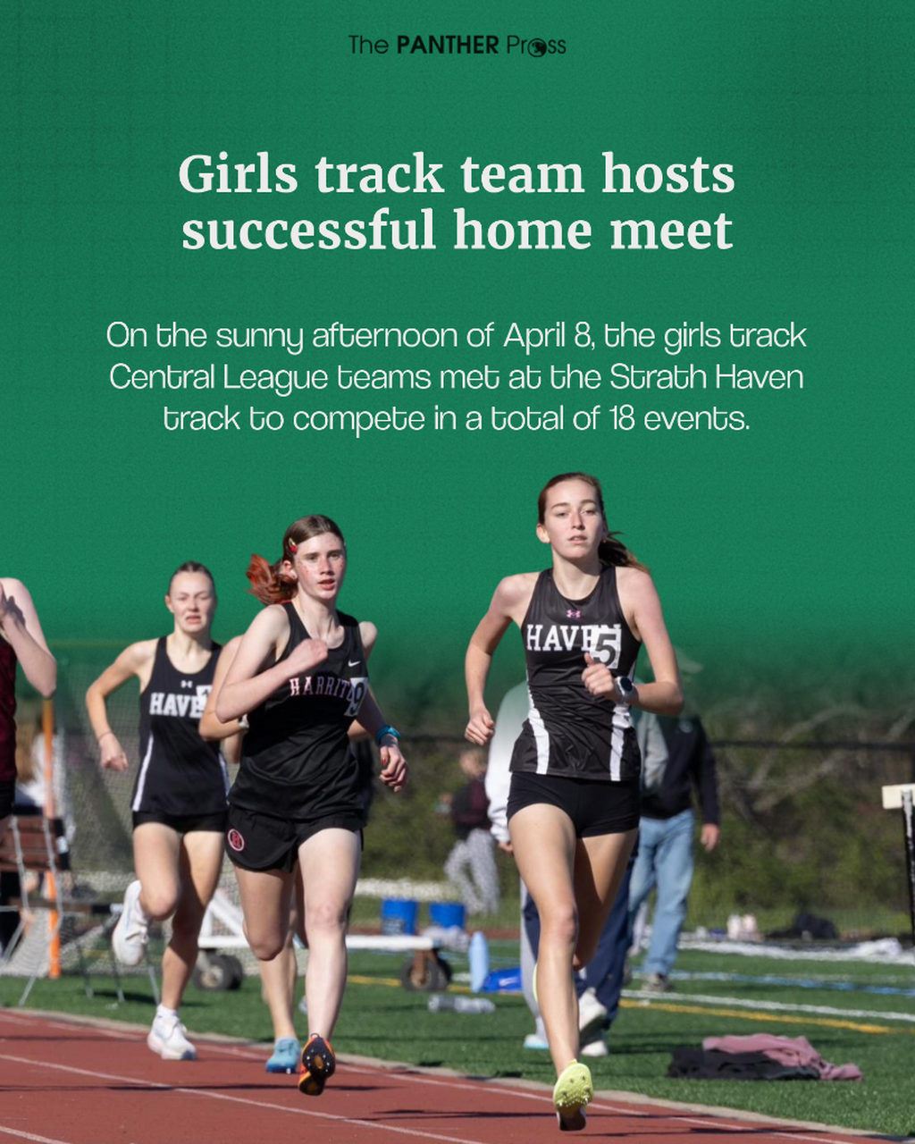 PHOTOS: Girls track team hosts successful home meet