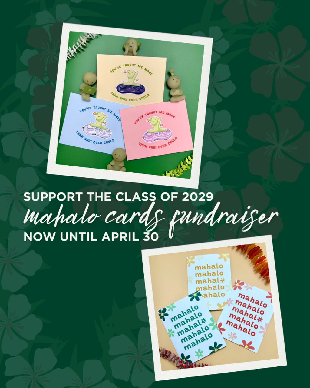 PREORDER UNTIL 4/30: Class of 2029 Mahalo Cards Fundraiser