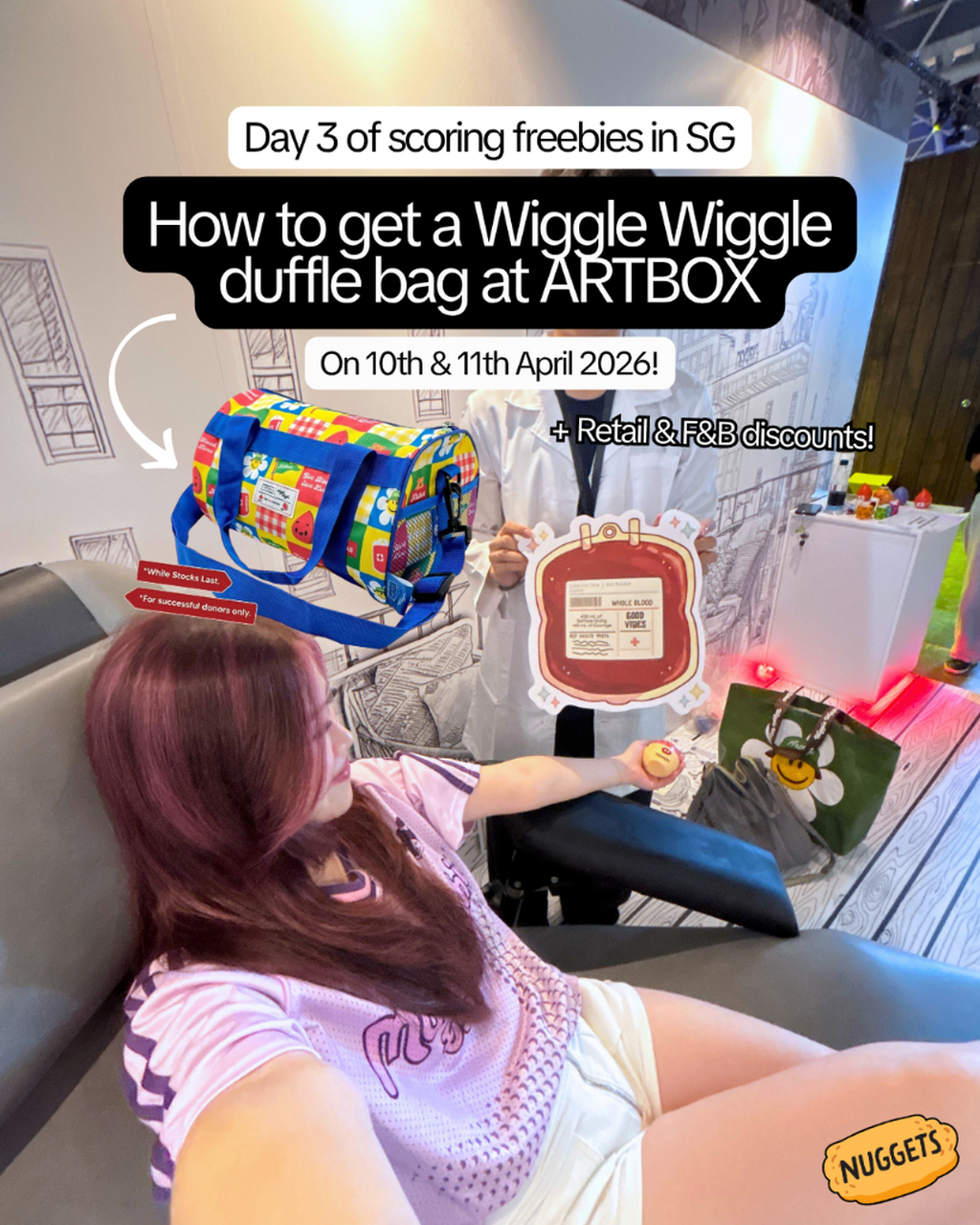Free Wiggle Wiggle bag at ARTBOX
