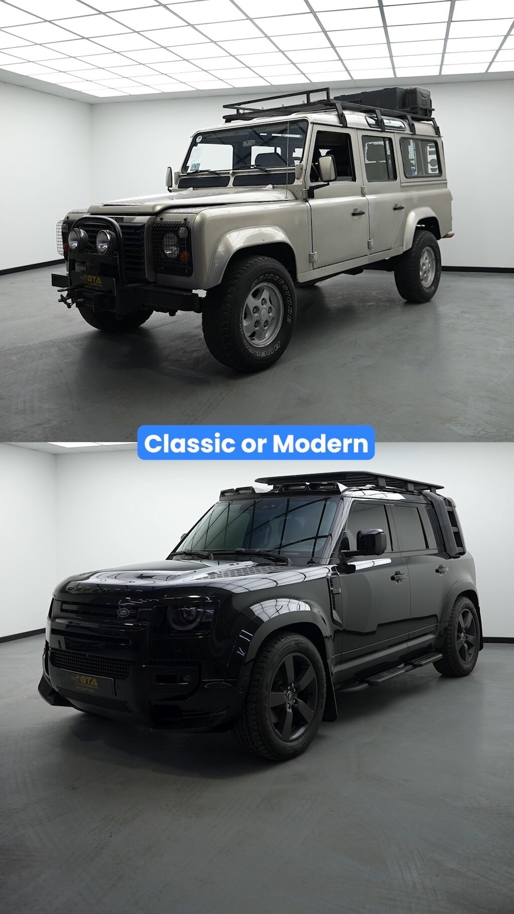Land Rover 110 vs. Land Rover Defender